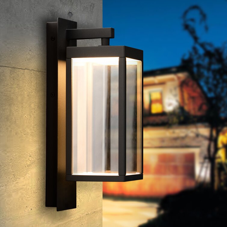 Modern outdoor store wall light fixtures